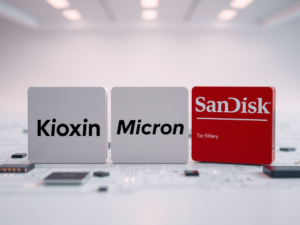 サンディスク・キオクシア・マイクロンのメモリ市場分析